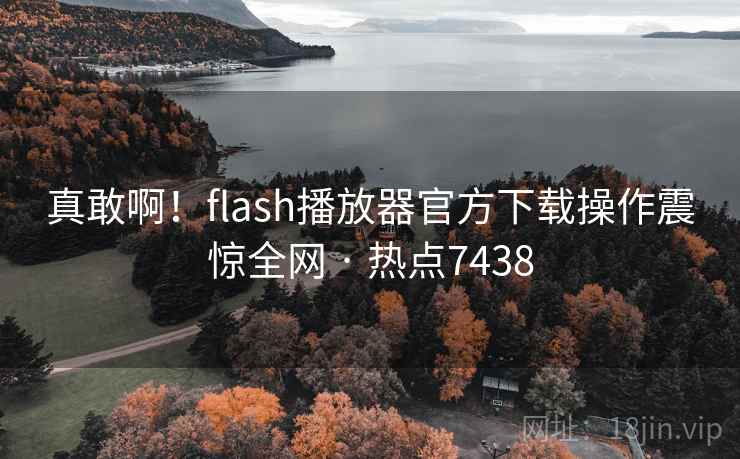 真敢啊！flash播放器官方下载操作震惊全网 · 热点7438
