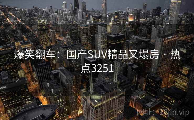 爆笑翻车：国产SUV精品又塌房 · 热点3251